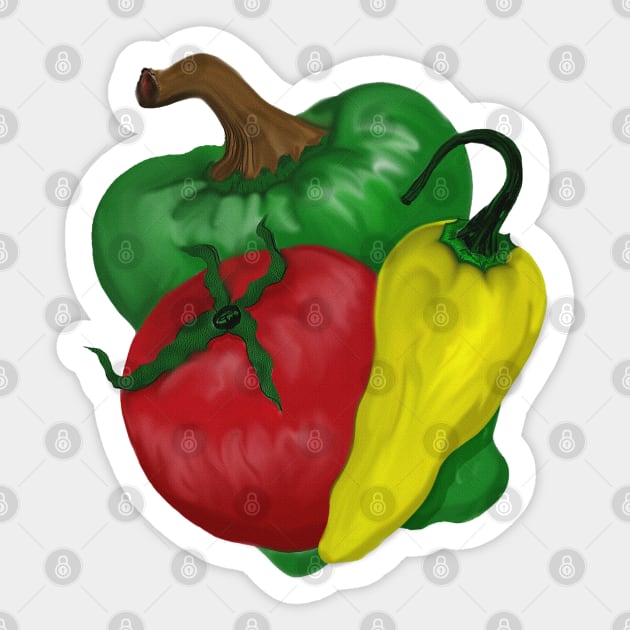 Veggies Sticker by Dual Rogue